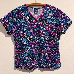 Zoe + Chloe Scrub Top Women’s Large
